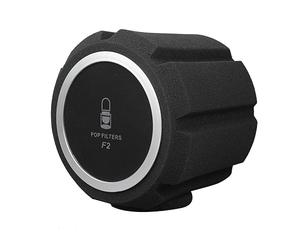 Kahdsvby F2 Microfono a condensatore professionale Schermo Studio Filtro Acustico Parabrezza Registrazione Microfono Filtro Nero Rete Durevole Facile Da Installare Facile da Usare