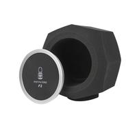 Kahdsvby F2 - Schermo per microfono, filtro acustico, spugna, protezione antivento per filtrare canto, isolamento acustico, filtro di registrazione, parabrezza, rete nera, alta qualità