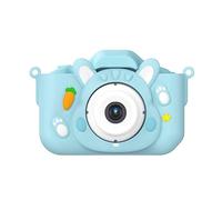 Kahdsvby Fotocamera per bambini Foto Video Game Photo Filter Frame Multifunzionale Portatile Fondina Fotocamera Durevole Facile Da Usare Blu