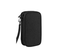 Kahdsvby Impermeabile per di Archiviazione Portatile Caricabatterie per Dati USB Organizador per Organizer Elettronico da Viaggio Nero