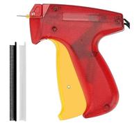 Kahdsvby Kit di pistola di tipizzazione, strumento a punto fine comprendente una pistola per riparazione di indumenti 1 ago, 1 fascette nere e 1 clip bianche