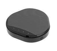 Kahdsvby Microfono per videoconferenza, altoparlante in plastica, microfono da conferenza, altoparlante omnidirezionale a 360°, microfono per computer, riduzione del rumore, casa e ufficio