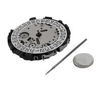 Kahdsvby Movimento di Orologio a Calendario Singolo Movimento al Quarzo Movimento di Alta Precisione Sostituibile VR32A VR32B Parti di Riparazione Polso Orologio Elettronico, Come illustrato