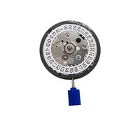 Kahdsvby NH34 Orologio ad alta precisione Movimento NH34 Funzione GMT Calendario 3O'Clock Meccanismo Movimento Automatico Sostituzione Calendario Bianco, Argento, White Calendar, Cinturino