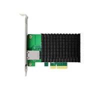 Kahdsvby PCI-E X4 10 Gigabit Server Porta Elettrico Singolo Server Scheda di Rete NIC AQC107 RJ45 Ethernet NIC per PC Portatile Durevole Facile Installazione