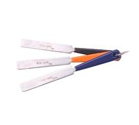 Kahdsvby per per Chitarra A 3 Pezzi Set di A Taglio per Dado A Doppio Taglio Fret And Crown Set di Strumenti per Chitarra per Liutaio
