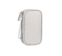 Kahdsvby Portatile per Dati per Dati USB Impermeabile Caricabatterie per Dati Organizador Organizzatore Elettronico da Viaggio Grigio
