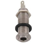 Kahdsvby Presa per Chitarra Elettrica, Cilindro Filettato Cromato, Presa Di Ingresso Jack 1/4 Pollice per Chitarra Elettrica