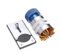 Kahdsvby Rimozione di cristalli di plastica per orologi, apriscatole con base per sollevare la cassa anteriore, rimuovere il vetro 'orologio., Blu