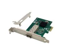 Kahdsvby Scheda di rete PCIE X1 Gigabit Scheda PCI-Express Riser BCM5720 Porta Ottica Singola Scheda di Rete per Server Fibra Gigabit Durevole Installazione Facile