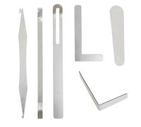 Kahdsvby Set di 6 pezzi di riparazione musicale, ago a molla, copertura Si, tuning, riparazione foro , E-