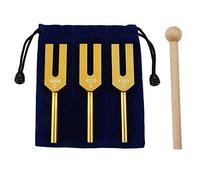 Kahdsvby Set di forchette in lega di alluminio - 4096 Hz, 4160 Hz, 4225 Hz, per test del nervoso, guarigione del suono, terapia, assistenza sanitaria