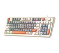 Kahdsvby Tastiera cablata Tre Colori Luminescente Manipolatore Tastiera Desktop Computer Tastiera Luce Colore