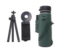 Kahdsvby Telescopio monoculare monoculare da 80 x 100 per adulti monoculare monoculare compatto per adattatore smartphone con treppiede