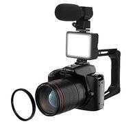 Kahdsvby Videocamera per Visione Notturna 4K WIFI Web Cam Vlog Vintage Videoregistratore Videocamera da 64 MP B