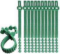 KAHEIGN 10 Pezzi Legami Resistenti Della Pianta, 35cm Cinghie Regolabili Per Cravatte Ad Albero Legami Per Piante Da Giardino Ad Incastro Per Il Supporto Dell'albero Della Rosa Ad Arbusto