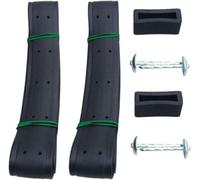 KAHEIGN 2 Pezzi 90cm Legami Albero, 3,8cm Robusto Trappole Per Alberi Regolabili Per Supporto Albero Arbusto (Nero)