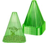 KAHEIGN 20 Pezzi Campane per Piante da Giardino, 22CM x 19CM Copertura per Campana per Piante in Plastica Mini Serra Riutilizzabile per Protezione da Sole Neve Gelo Lumache Uccelli Insetti (Verde)
