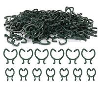 KAHEIGN 200Pz Clip per Piante di Vite, 2 Dimensioni Clip di Supporto per Piante Clip di Fissaggio della Vite per Supporto per Stelo di Fiori di Frutta E Verdura (Verde)