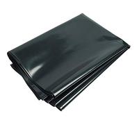 KAHEIGN 2m x 6m Fogli In Polietilene Nero, 2mil Di Spessore Copertura Polytunnel Per La Coltivazione Del Giardino Membrana Orticola In Polietilene Per Isolamento Da Giardinaggio (125Mu /500g)