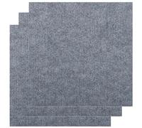 KAHEIGN 30 Pezzi Piastrelle Autoadesive per Moquette, 30CM x 30CM Piastrelle per Pavimenti Facili da Staccare e Incollare Piastrelle per Moquette Resistenti e Antiscivolo per Ufficio Soggiorno (Grigi)