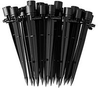 KAHEIGN 60 Pezzi Gocciolatori per Irrigazione Ad Acqua, 8 Fori Gocciolatori Regolabili Irrigazione A Goccia A Micro Flusso Sistema di Irrigazione A 360 Gradi per Tubo da 4mm/7mm
