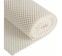 KAHEIGN Tappetino Antiscivolo Multiuso, 50CM x 200CM PVC Impermeabile per Moquette, Cuscino da Pavimento per Casa, Ufficio, Automobili, Cucina, Bagno (Bianco)