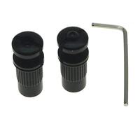 Kahish - Cordiera di bloccaggio per chitarra, con perno di bloccaggio, per arresto e ponte, colore: nero