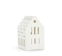 Kahler Porta Tealight Chiesa, Bianco, Unica - H10 cm