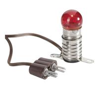 Kahlert Luce 60601 - Mini Doll Accessori - Illuminazione E10 / 3,5 V con 2 Bandiere, Rosso