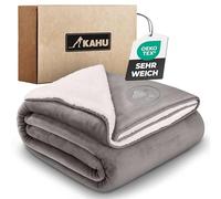 KAHU® Coperta per cani impermeabile • Copridivano Coperta morbida impermeabile • Tappetino per cani da viaggio e all'aperto • Tappetino protettivo per trasportini per cani • Utilizzabile su entrambi i