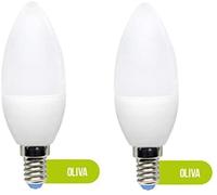 Kai 51060 Lampada a LED Oliva E14, 5 W, Bianco, 7,7 x 3,8 x 11,3