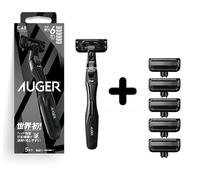 Kai : Auger rasoio per barba testina 5 lame con 5 lame ricambio (made in Japan)