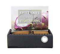 Kai DG-3002D - Spelucchino con Fodero in Legno, Lama 12 cm, Confezione da 36 Pezzi, Colore: Marrone