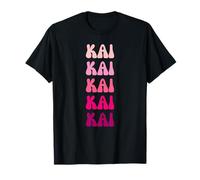 Kai First Name Minimalist Design Maglietta