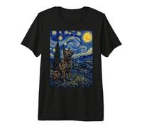 Kai Ken Cane Van Gogh Notte Stellata Maglietta Premium