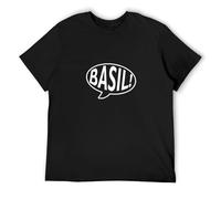 KAI KOU SONG ZI Basil Fawlty Towers Speech Bubble T-Shirt Black XXL