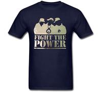 KAI KOU SONG ZI Funny Public Enemy Phife Music Band Male Shirt Navy XXL
