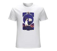 KAI KOU SONG ZI Howls Moving Castle Men's T-Shirt White 3XL