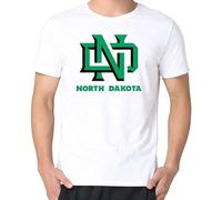 KAI KOU SONG ZI Logo The University of North Dakota T Shirts for Men White XXL