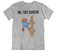 KAI KOU SONG ZI Mr Tree Surgeon Mens Occupation Gift T Shirt Grey XXL