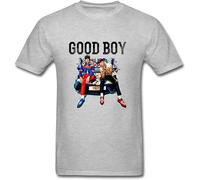 KAI KOU SONG ZI Rrelmy Men's Good Boy GD Taeyang T Shirt Grey S