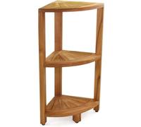 Kai - Mensola angolare per vasca da bagno, 3 ripiani