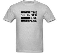 KAI RUI LI Men's The Dillinger Escape Plan Band Logo Mathcore T-Shirt Short Sleeve Size XXL