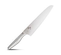 KAI Seki Magoroku Shoso Coltello da cucina grande 24,0 cm lunghezza lama - acciaio inossidabile 5CR15MoV 56 (±1) HRC - affilatura convessa - manico in acciaio inossidabile 18-8 con motivo a rombi