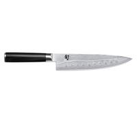 KAI Shun Classic coltello da cucina giapponese con lama da 20 cm con alveoli - Coltello damasco 32 strati VG MAX nucleo - 61 (±1) HRC - Manico in legno Pakka - Made in Japan Coltello da chef forgiato