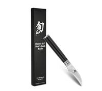 KAI Coltello da sbucciatura giapponese Shun Classic 6,5 cm – Damasco 32 strati VG‑MAX, Manico Pakka