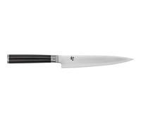 KAI Shun Classic coltello universale giapponese 15 cm lunghezza lama - coltello damasco 32 strati nucleo VG MAX - 61 (±1) HRC - manico in legno Pakka - piccolo coltello da cucina forgiato stretto