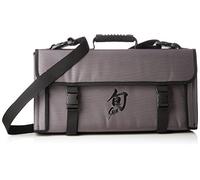 KAI Shun custodia per coltelli Premium grande per 9 coltelli grandi e 8 piccoli, dimensioni aperta 102 x 49 cm, chiusa 50 x 27 x 10 cm - Custodia per coltelli da chef