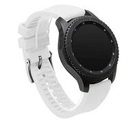 Kai Tian Cinturino 20mm Silicone Morbido Rilascio Rapido Cinturino Orologio Fibbia Acciaio Inossidabile Cinturini Orologi Donna Bianca